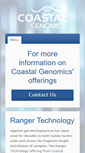 Mobile Screenshot of coastalgenomics.com